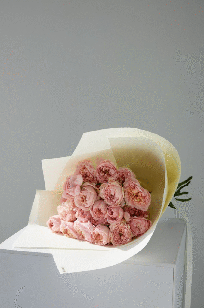 Монобукет из 7 кустовых роз Джульетта